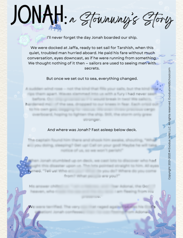 Week 28 - Yom Kippur (Day of Atonement) - Curriculum Bundle